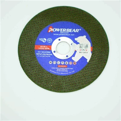 4"107*1.2*16mm Cutting Disc for Stainless Steel and Metal